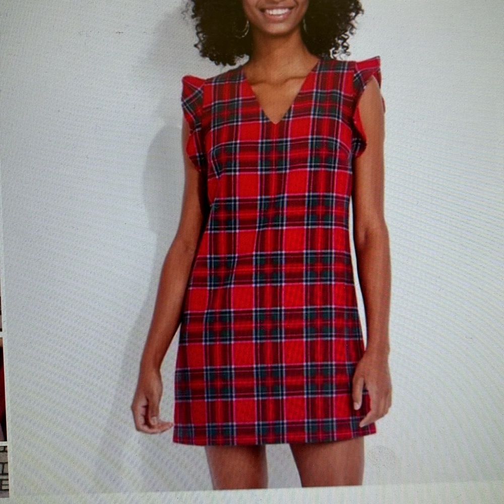 Like New Vineyard Vines Plaid Dress Size 12